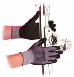NITRITECH - bezešvé rukavice šedé