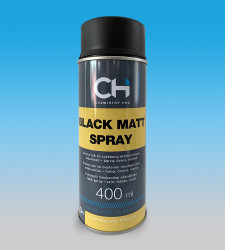 BLACK MATT SPRAY - vrchní lak se zvýšenou mechanickou odolností