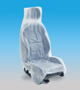 SEAT COVER PE WHITE 840x1400 mm - potah na sedačky