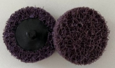 FAST-FIX MOP DISC KORUND 50mm VELVET - začisťovací kotouč