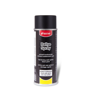 RALLYE SPRAY PAINT BLACK MAT - matný černý tvrdý lak