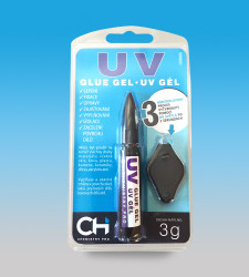 UV GLUE GEL - vteřinové lepidlo s UV lampou