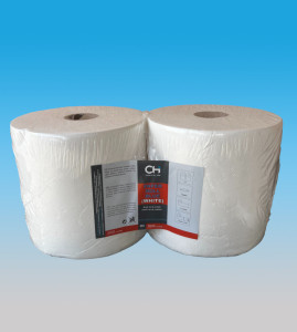 PAPER ROLL BLUE/WHITE - dvouvrstvé čistící útěrky - 100% celulóza