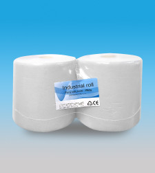 PAPER ROLL BLUE/WHITE - dvouvrstvé čistící útěrky - 100% celulóza