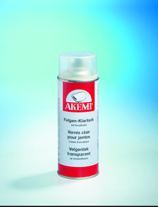 WHEEL RIM COLOUR SPRAYS CLEAR VARNISH - lak na disky kol transparentní